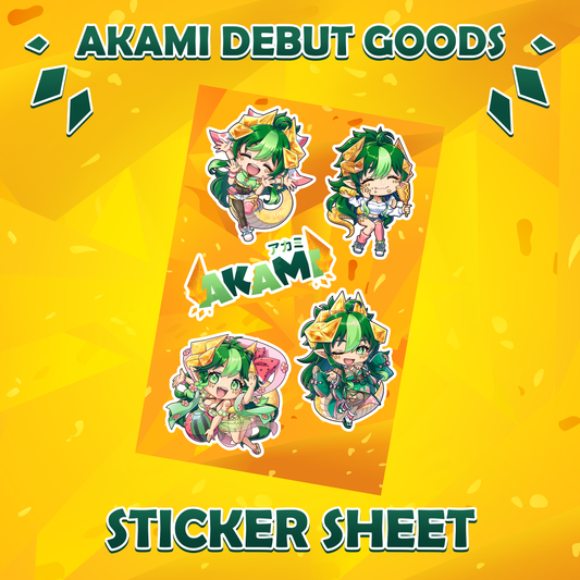 Akami Hebiko : Sticker Sheet