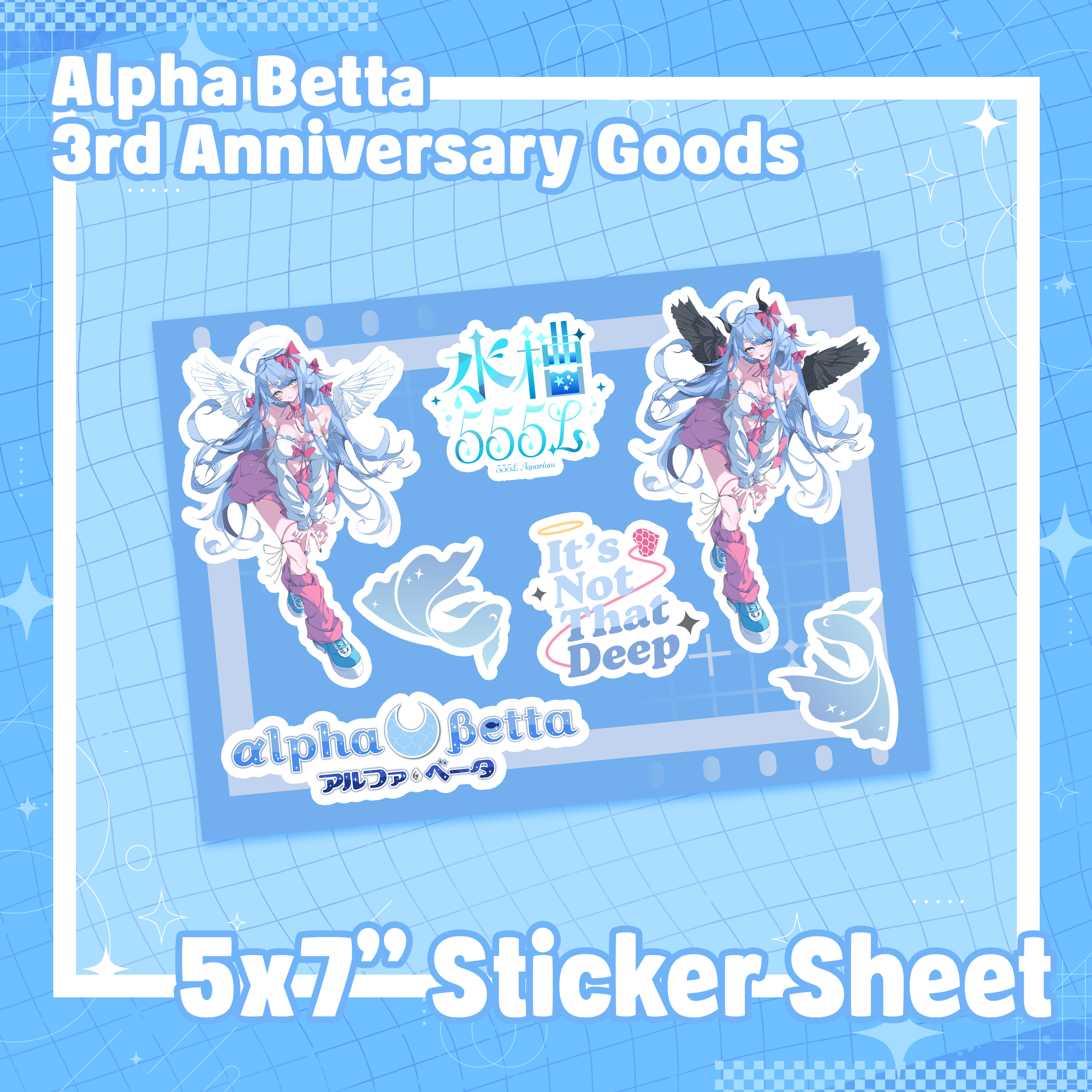 Alpha Betta : Sticker Sheet – Kawa Entertainment