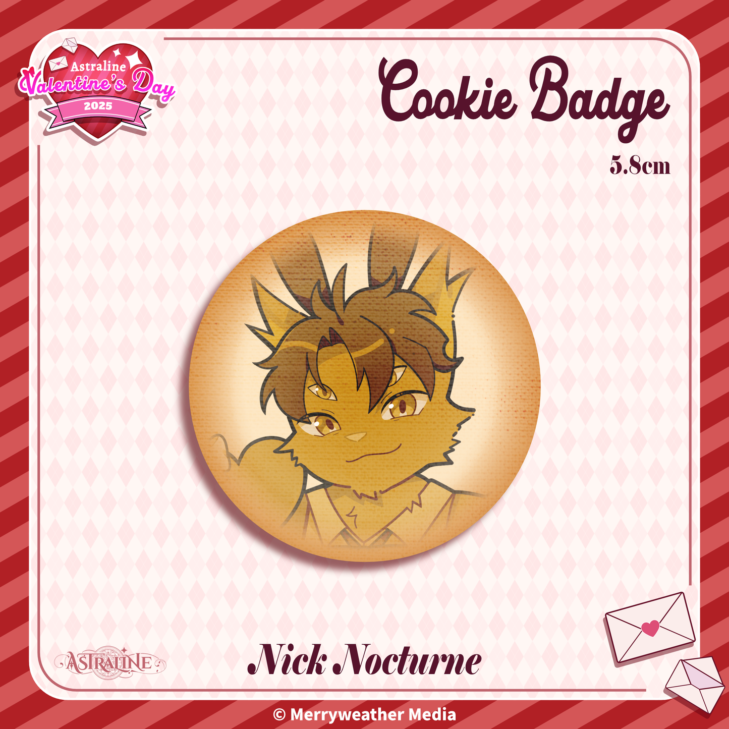 ASTRALINE : Valentine's Day 2025 Cookie Button set