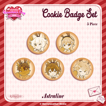 ASTRALINE : Valentine's Day 2025 Cookie Button set