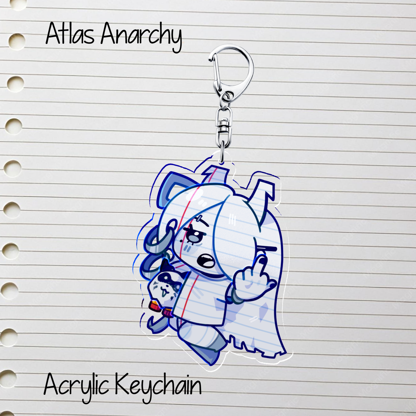 Atlas Anarchy : Acrylic Keychain