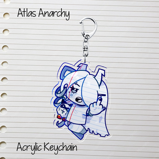 Atlas Anarchy : Acrylic Keychain