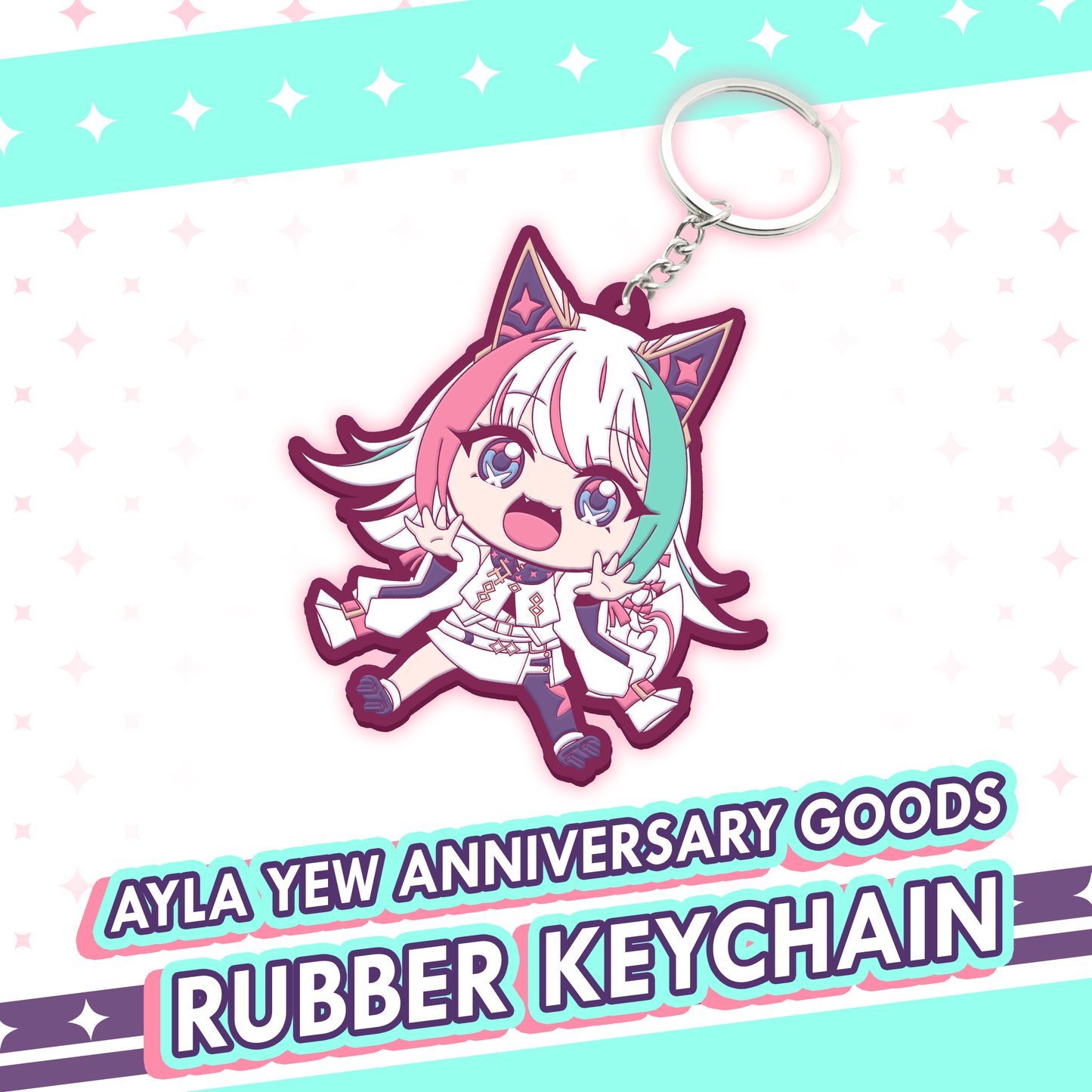 Ayla Yew : Rubber Keychain