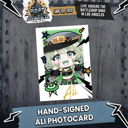 Boat Goes Binted : Hand-Signed Photocards (ONLINE ONLY)