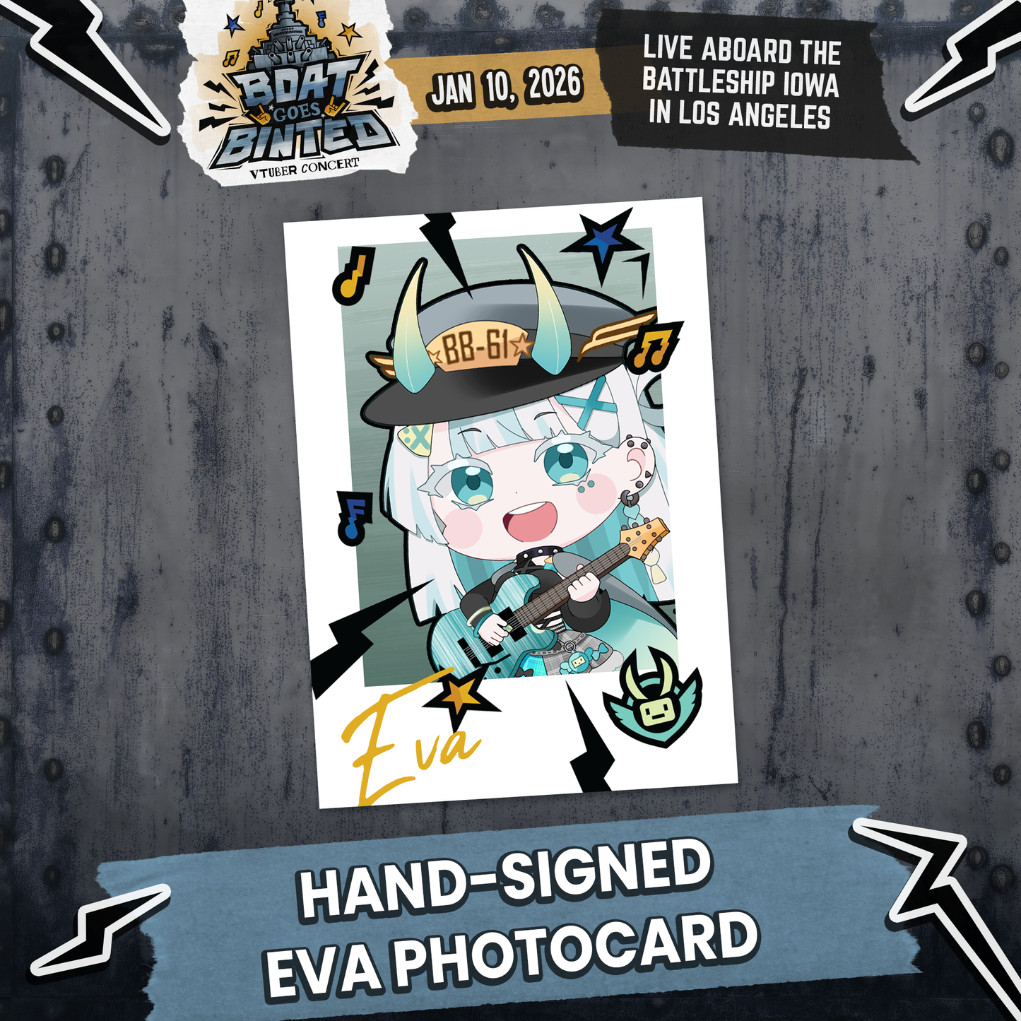 Boat Goes Binted : Hand-Signed Photocards (ONLINE ONLY)