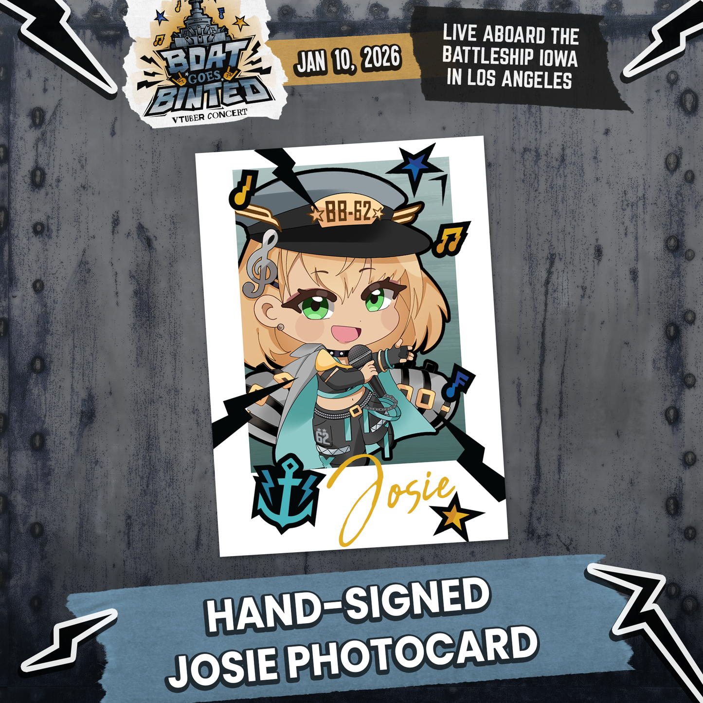 Boat Goes Binted : Hand-Signed Photocards (ONLINE ONLY)