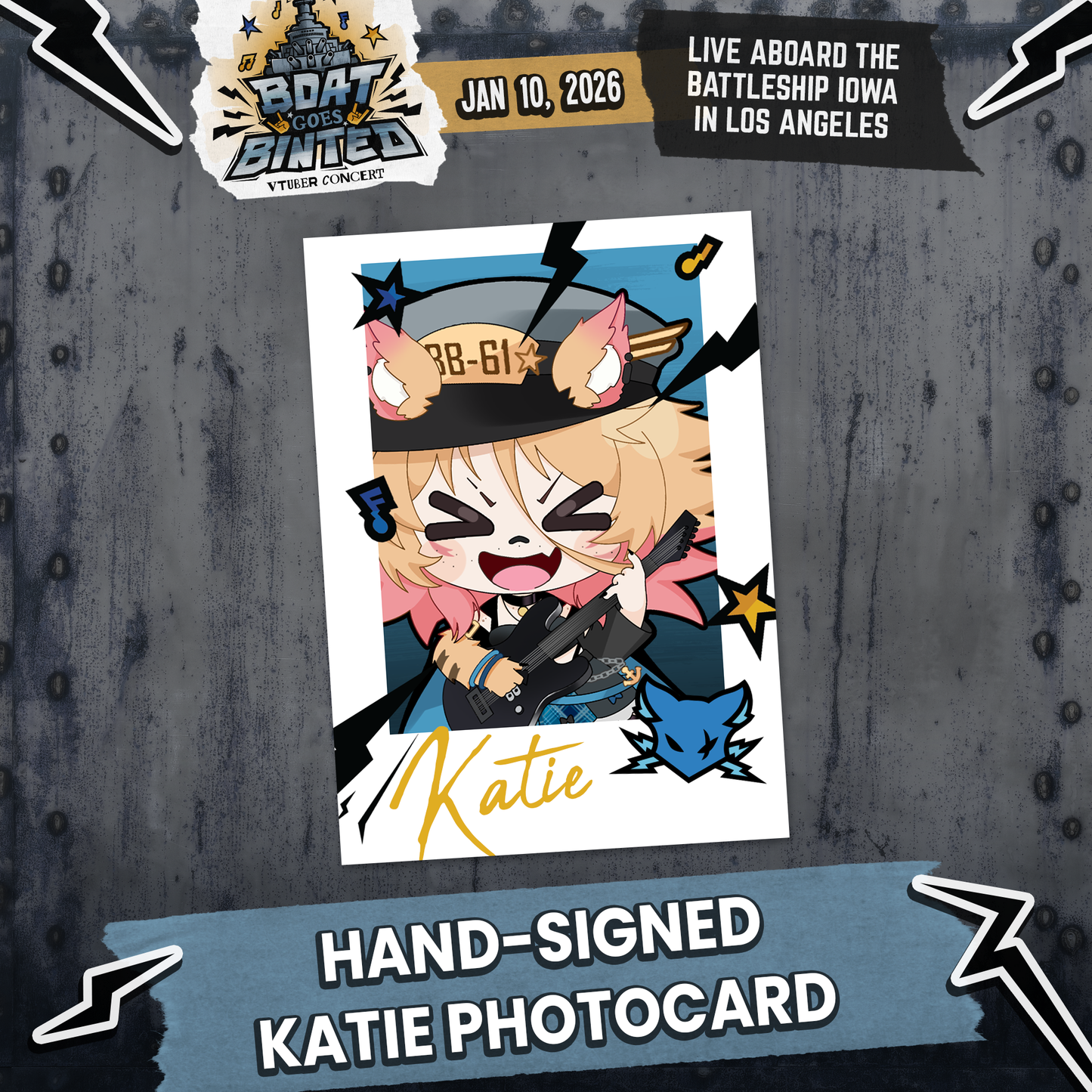Boat Goes Binted : Hand-Signed Photocards (ONLINE ONLY)
