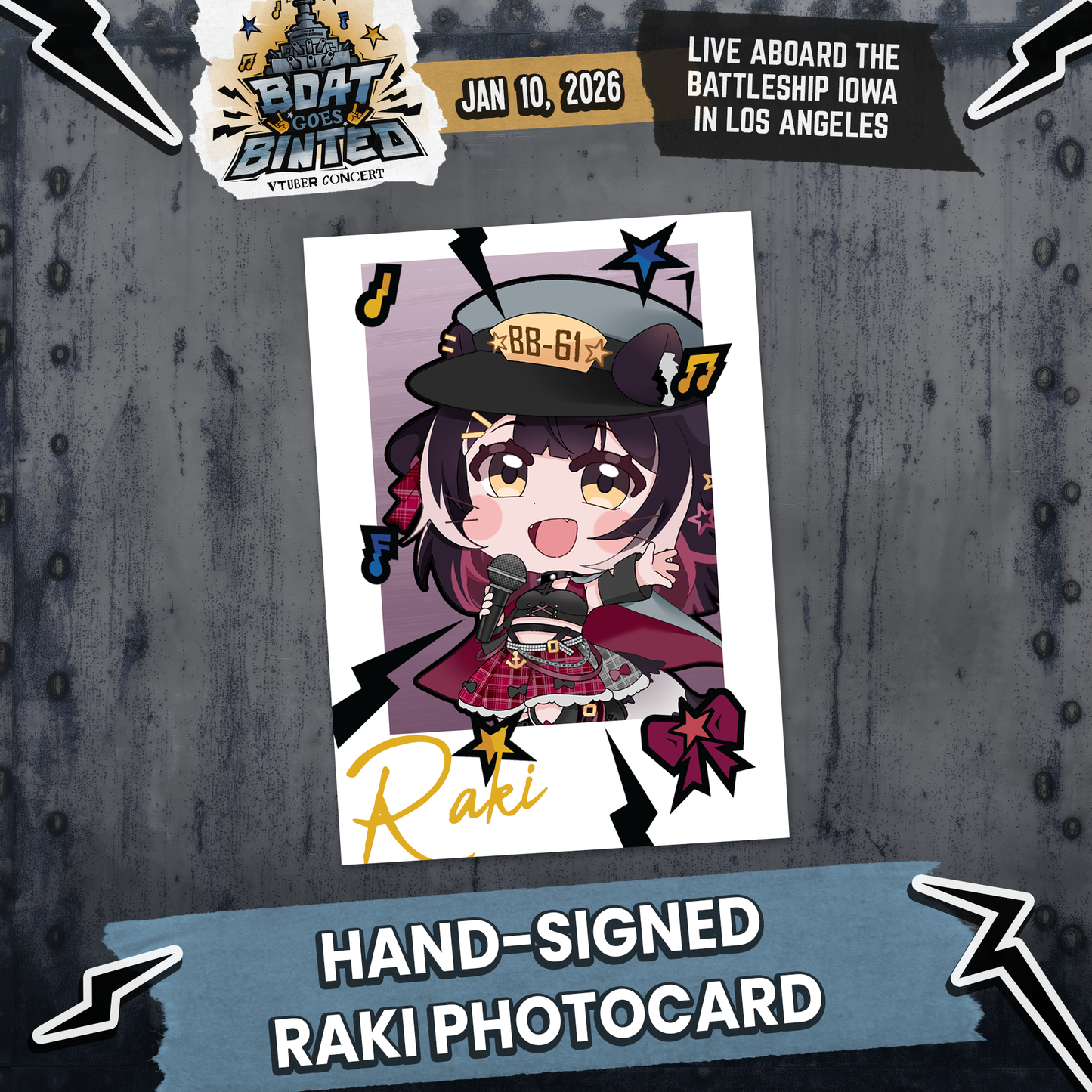 Boat Goes Binted : Hand-Signed Photocards (ONLINE ONLY)