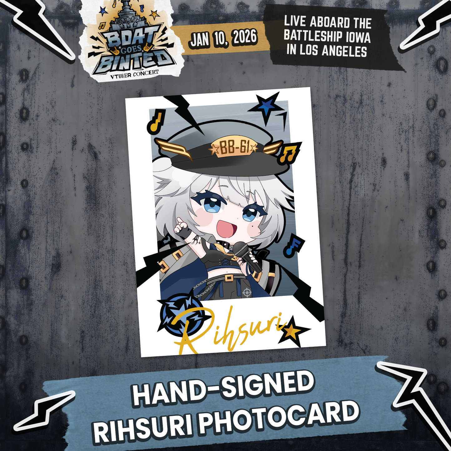 Boat Goes Binted : Hand-Signed Photocards (ONLINE ONLY)