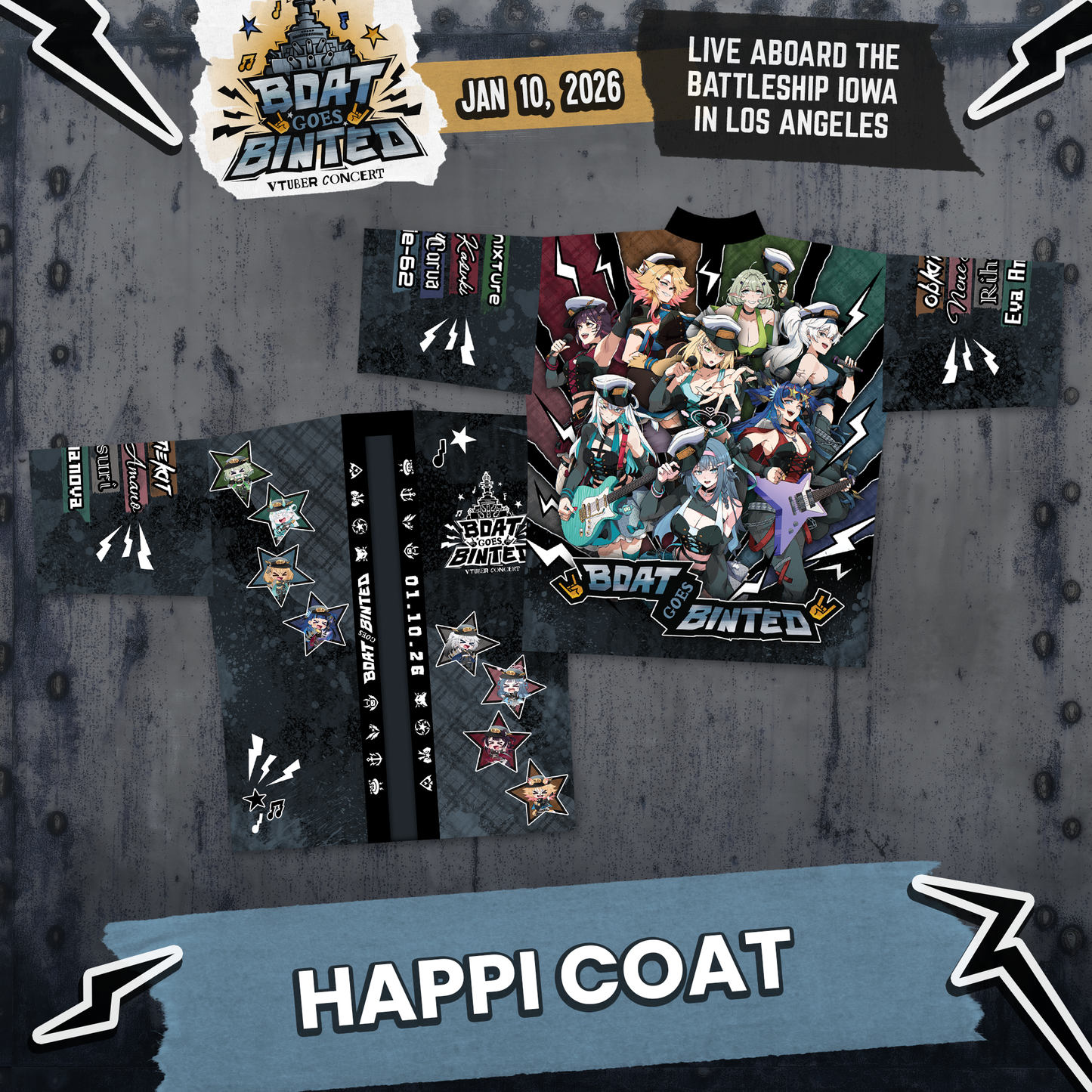 Boat Goes Binted: Happi Coat