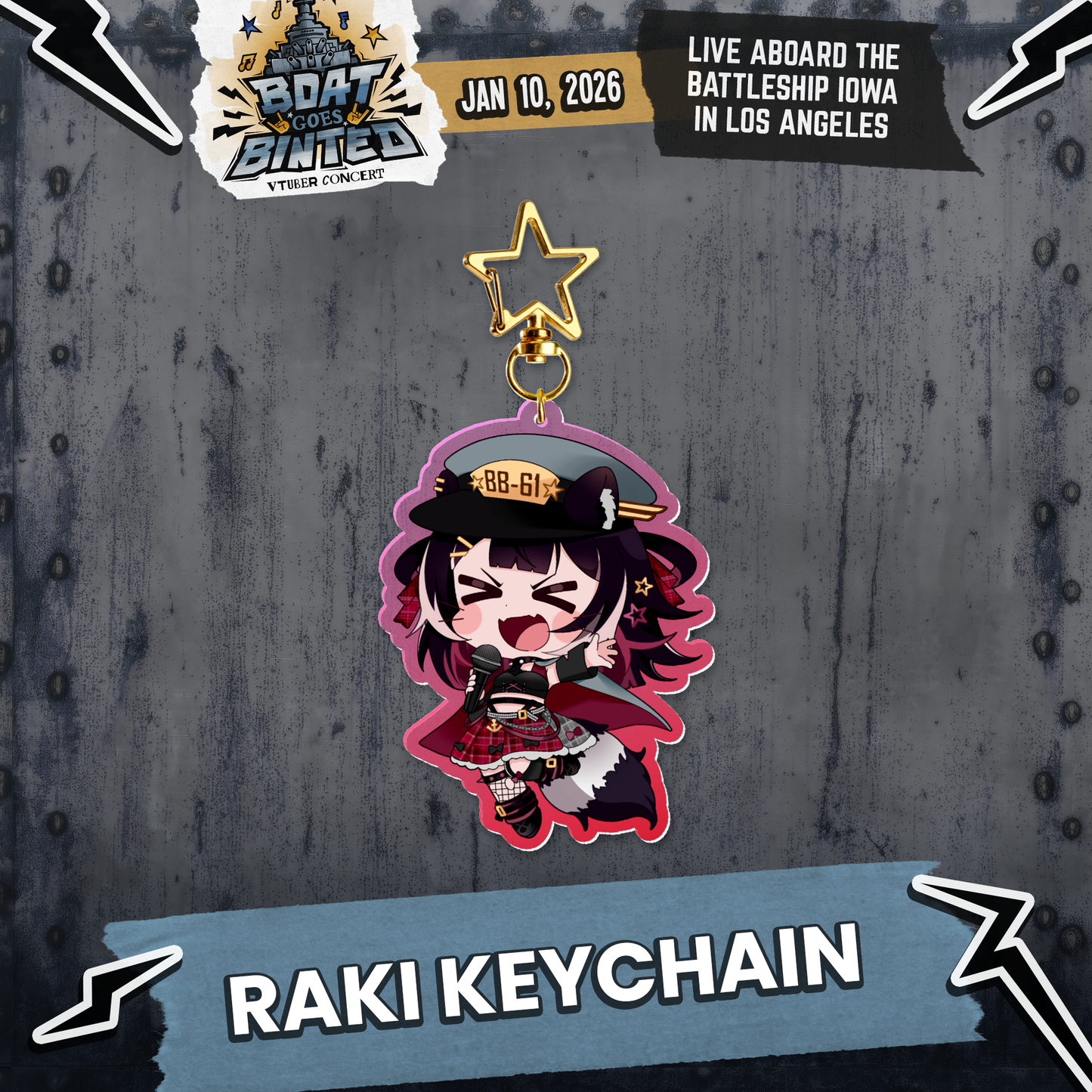 Boat Goes Binted : Chibi Keychains