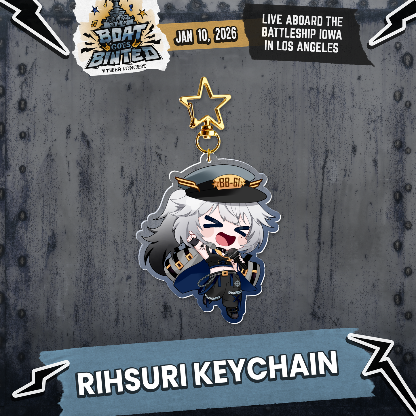 Boat Goes Binted : Chibi Keychains