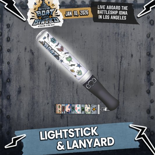 Boat Goes Binted : Lightstick & Lanyard