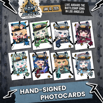 Boat Goes Binted : Hand-Signed Photocards (ONLINE ONLY)