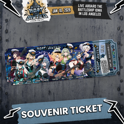 Boat Goes Binted : Collectable Ticket (ONLINE ONLY)