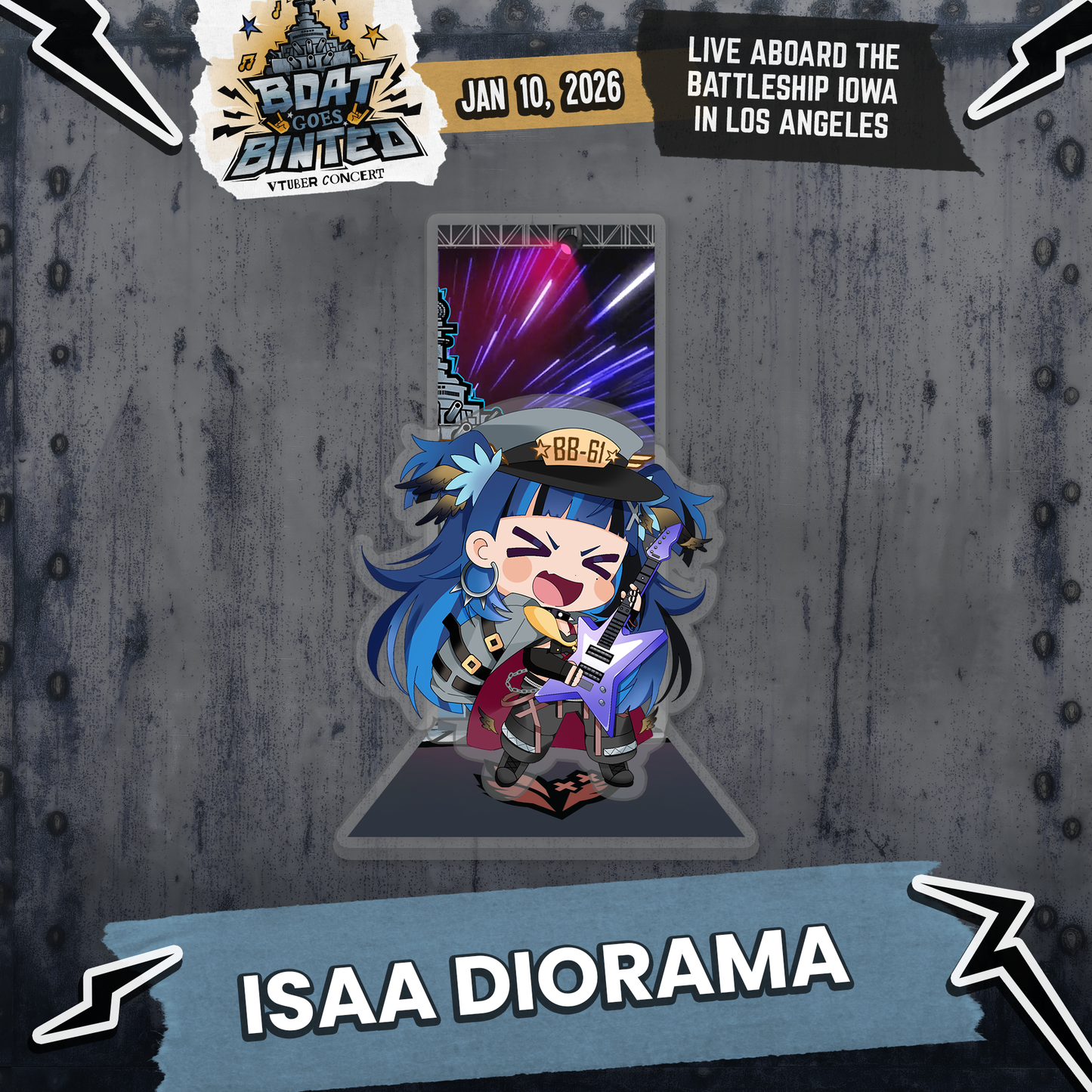 Boat Goes Binted : Acrylic Diorama Set