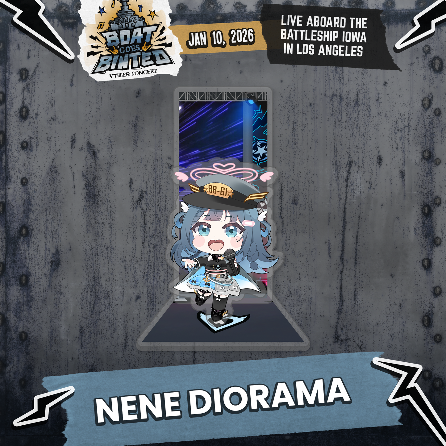 Boat Goes Binted : Acrylic Diorama Set