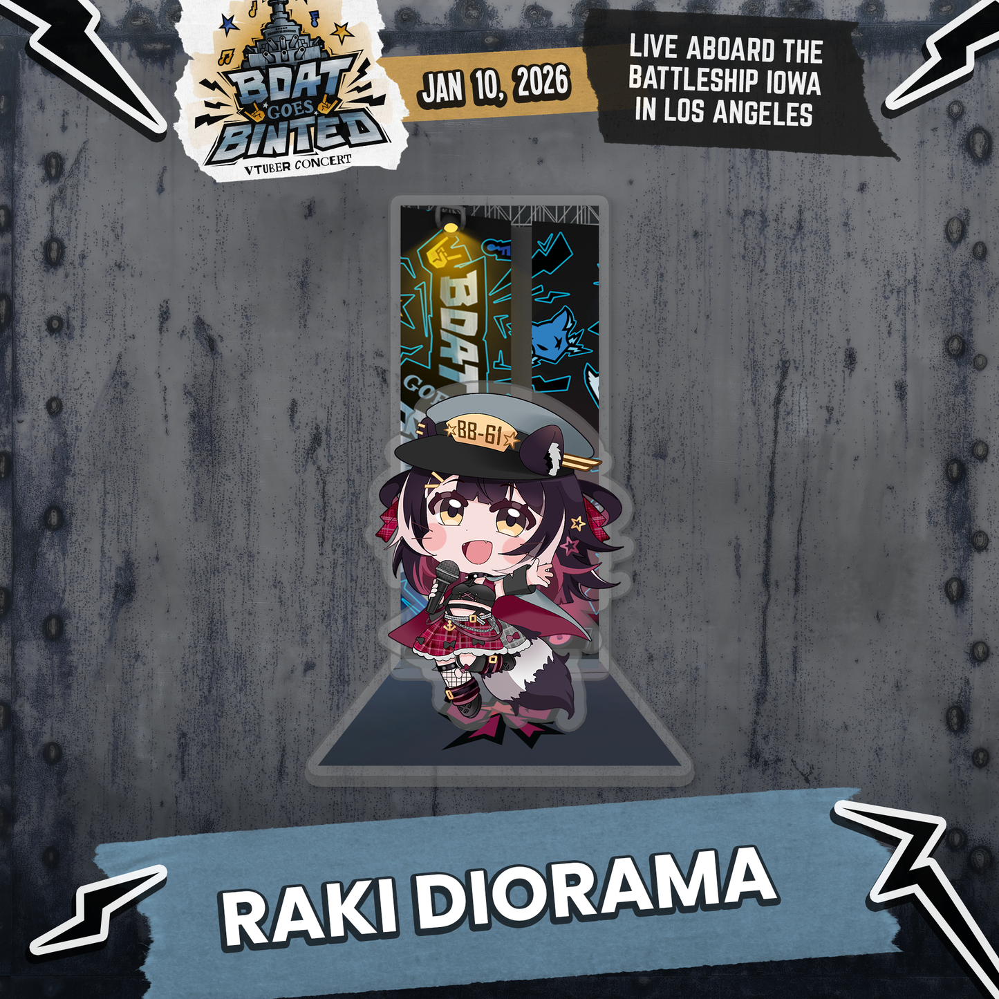 Boat Goes Binted : Acrylic Diorama Set