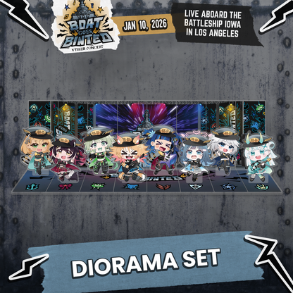 Boat Goes Binted : Acrylic Diorama Set