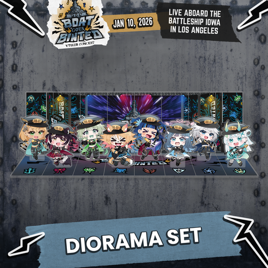 Boat Goes Binted : Acrylic Diorama Set