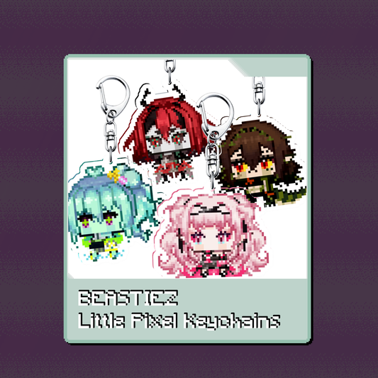 BEASTIEZ : Little Pixel Keychains