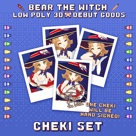 Bear the Witch : Signed Cheki Set [Pre-Order]