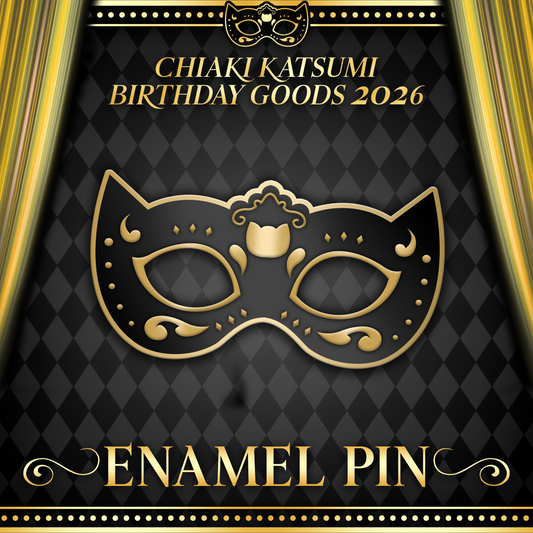 Chiaki Katsumi : Mask Enamel Pin