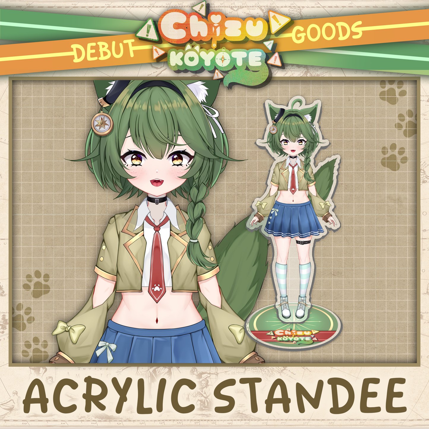 Chizu Koyote : Acrylic Standee