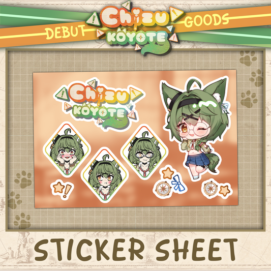 Chizu Koyote : Sticker Sheet