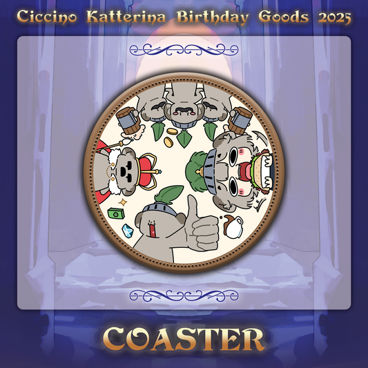 Ciccino Katterina : Leatherette Coaster