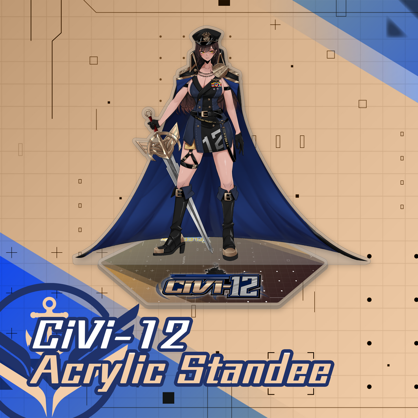 VFleet Project : Civi-12 Acrylic Standee