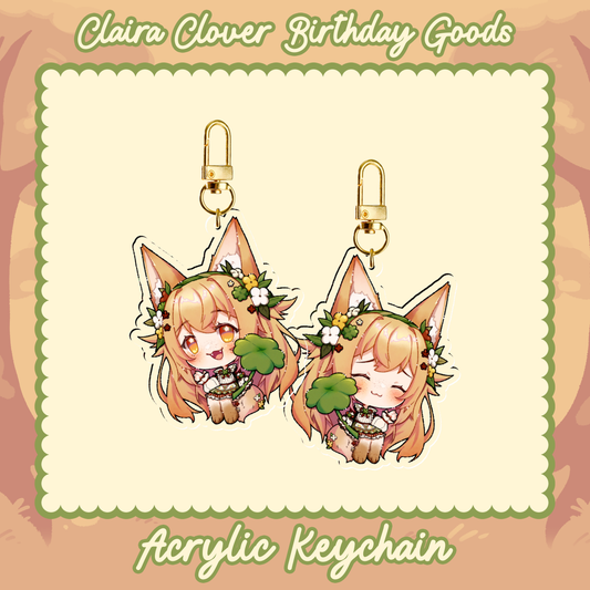 Claira Clover : Acrylic Keychain [Pre-Order]
