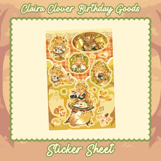 Claira Clover : Sticker Sheet [Pre-Order]