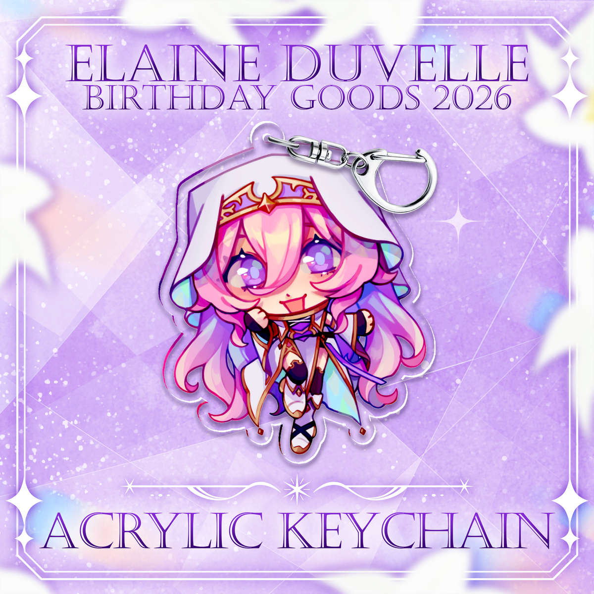 Elaine Duvelle : Acrylic Keychain [Pre-Order]