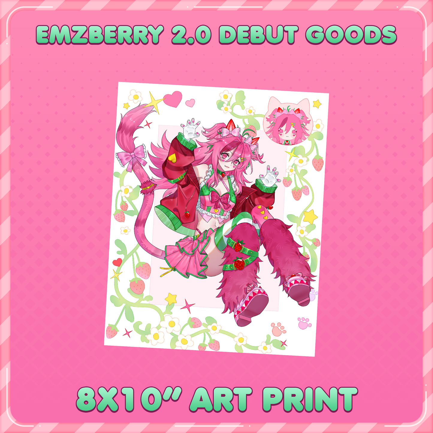 Emzberry : 8x10" Art Print