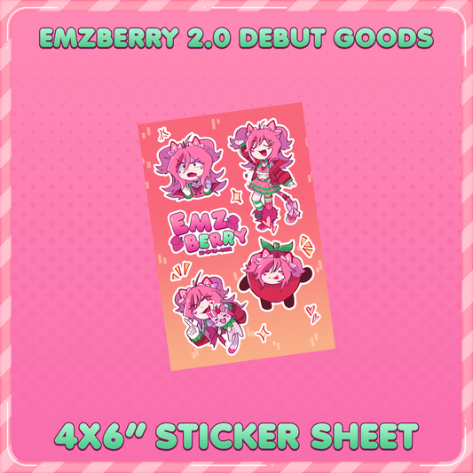 Emzberry : Sticker Sheet