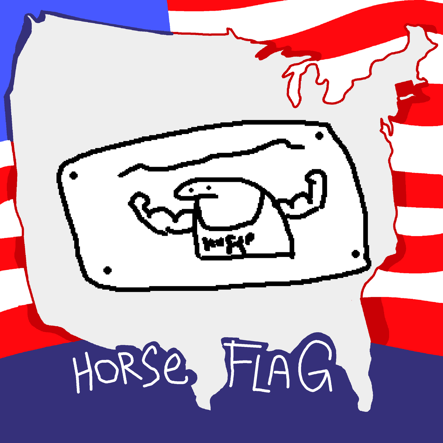 florkofcows : Horse Flag