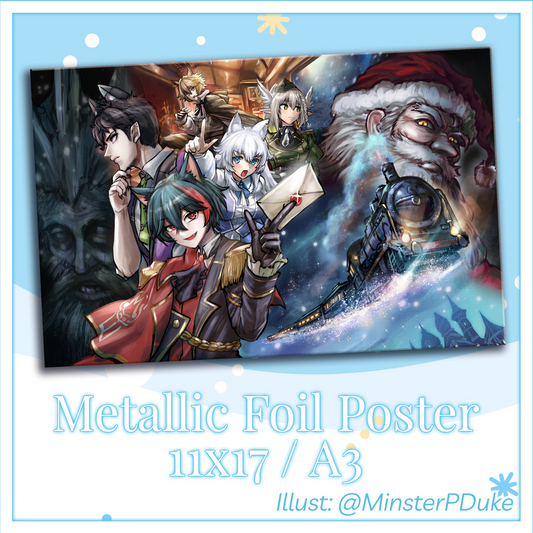 AstraLine : Metallic Holiday Mystery Poster