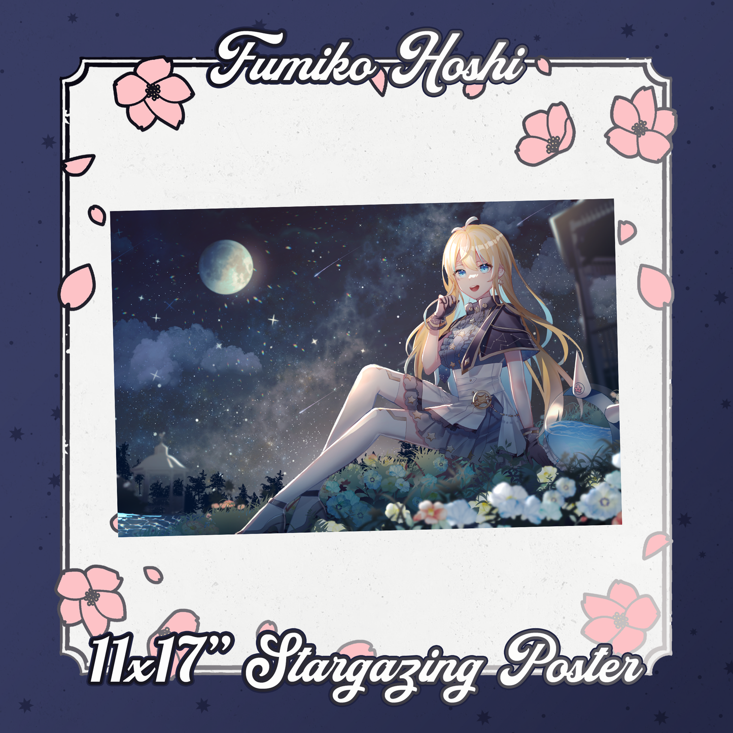 Fumiko Hoshi : Stargazing Poster