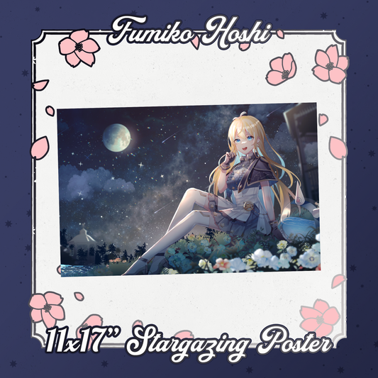 Fumiko Hoshi : Stargazing Poster