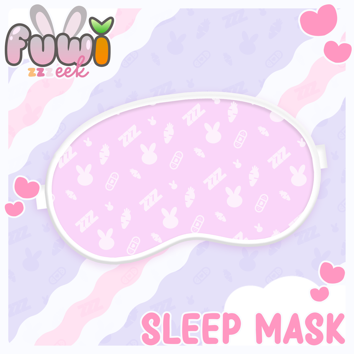 Fuwi : Pattern Sleep Mask (Pre-order)