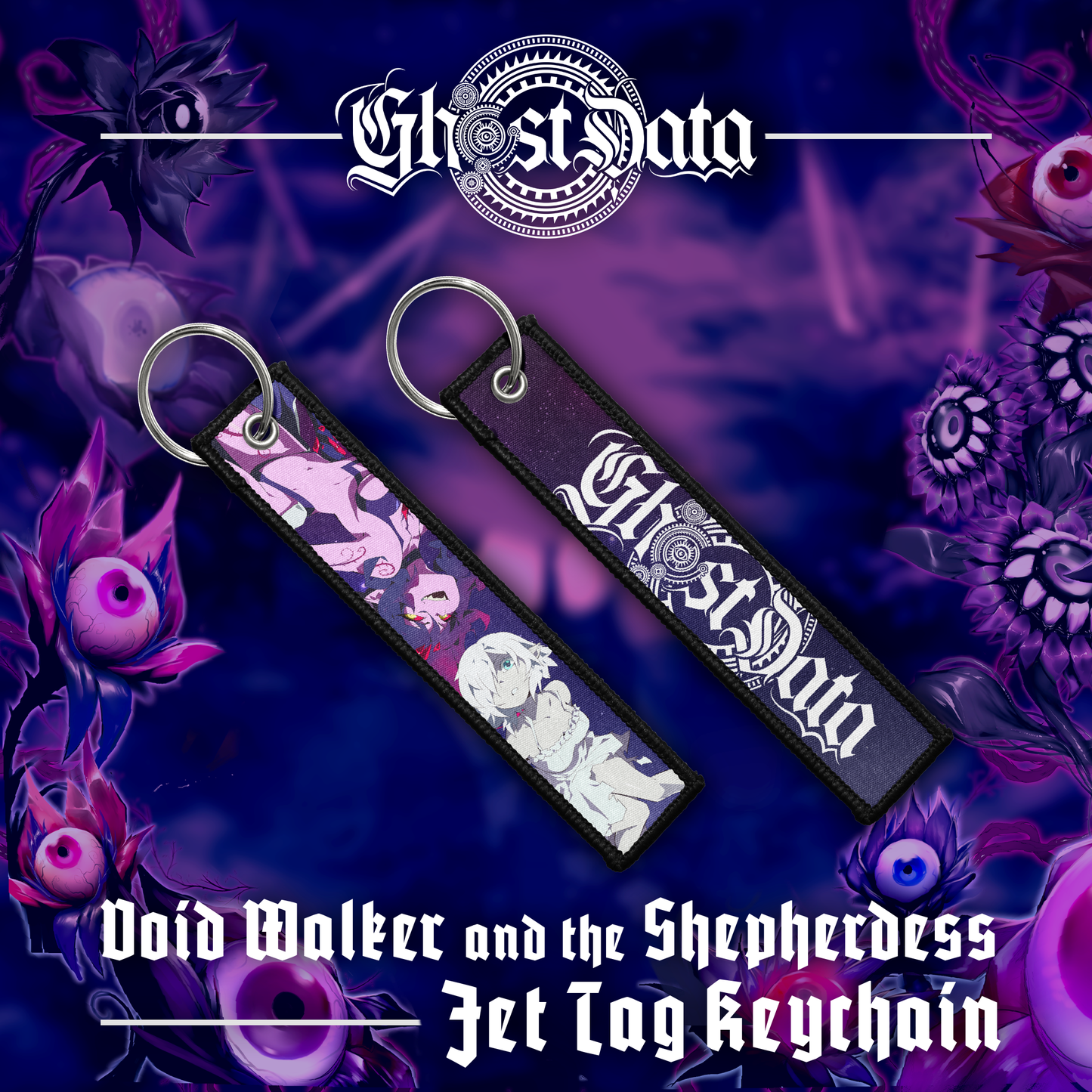 GHOST DATA : Void Walker & the Shepherdess Jet Tag Keychain