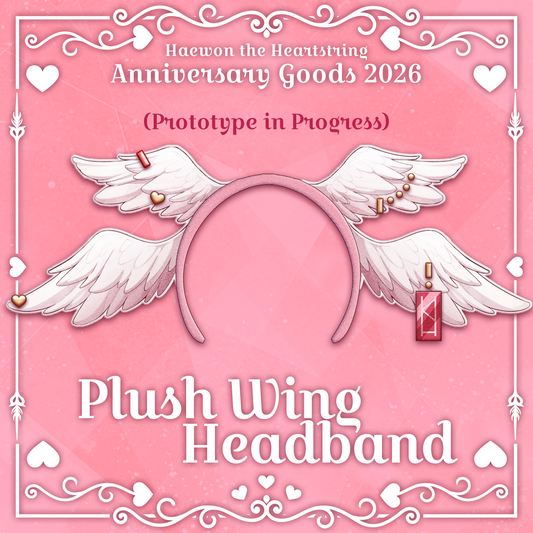 Haewon : Plush Wing Headband