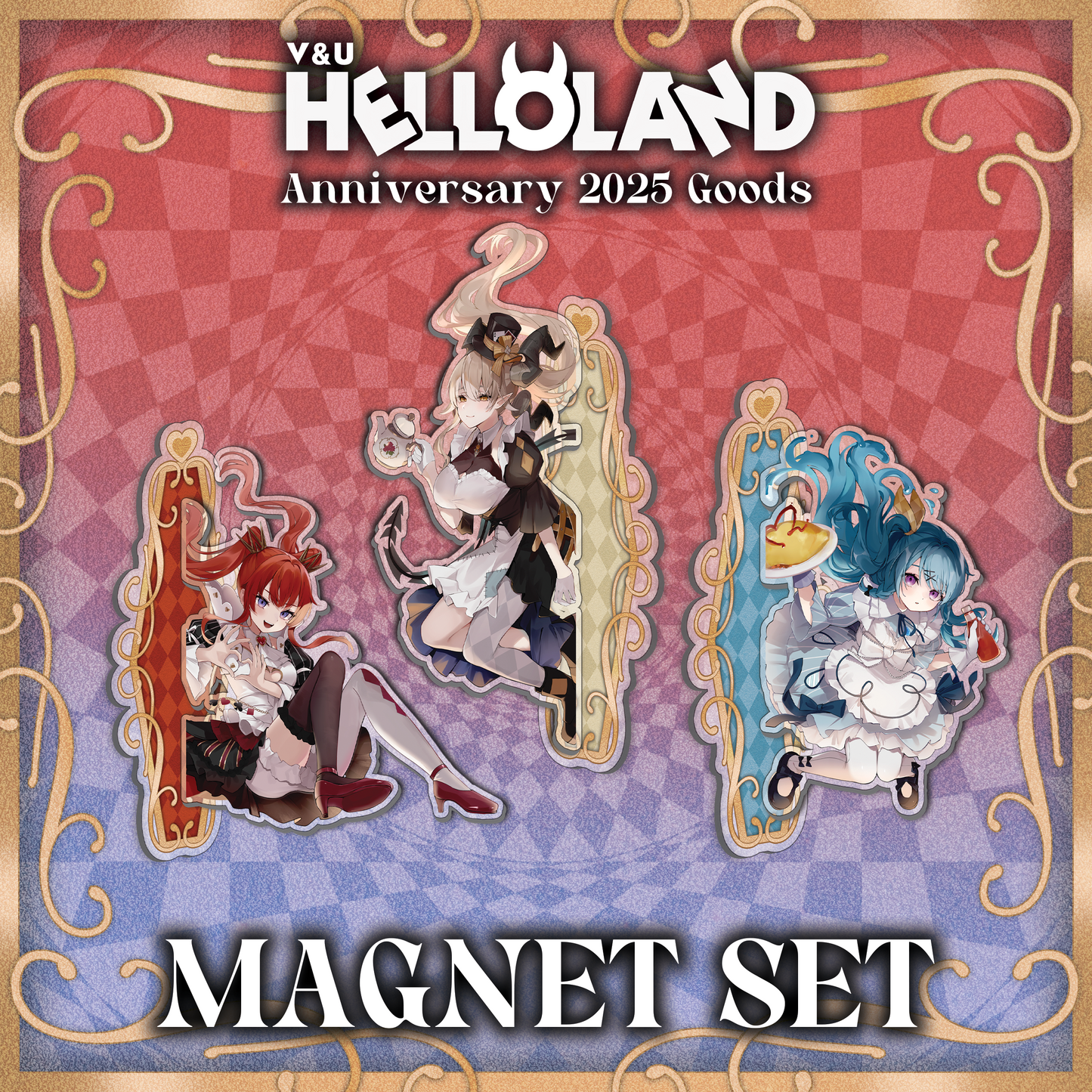 Hello Land : 3D Magnet Set
