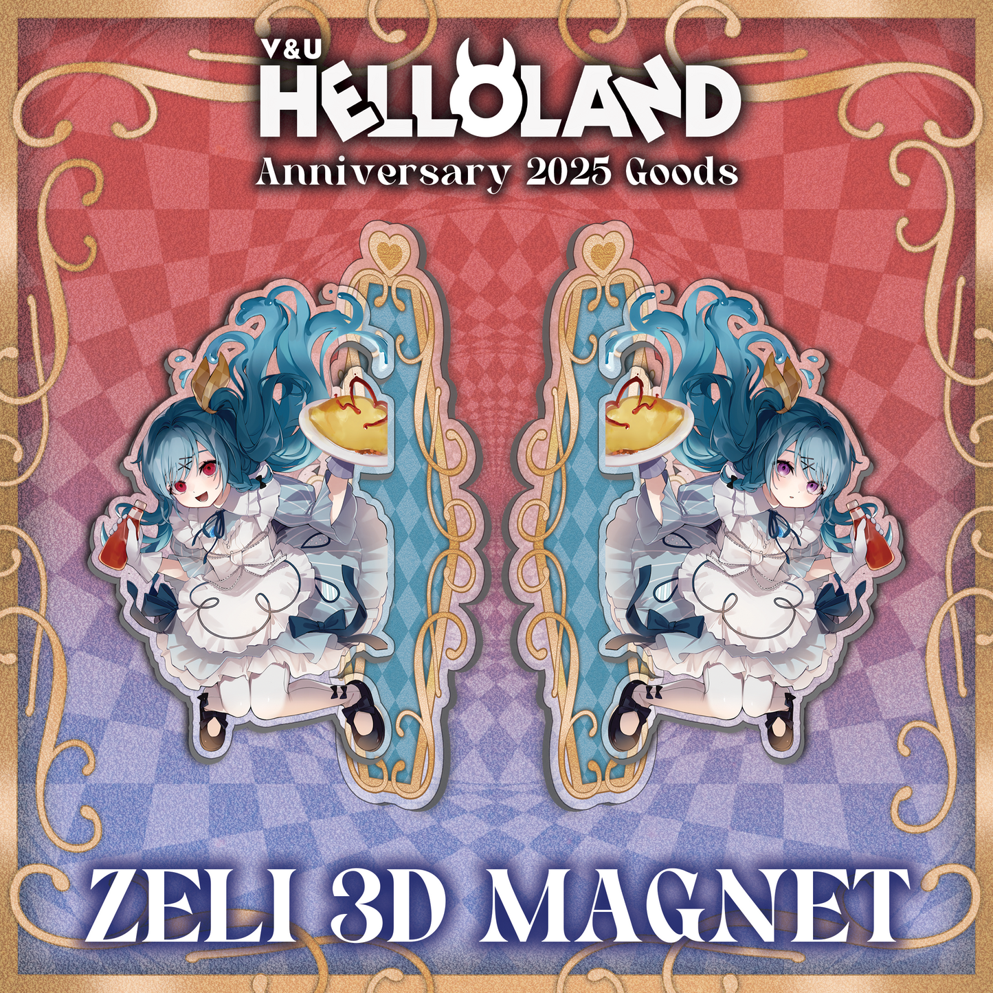 Hello Land : 3D Magnet Set