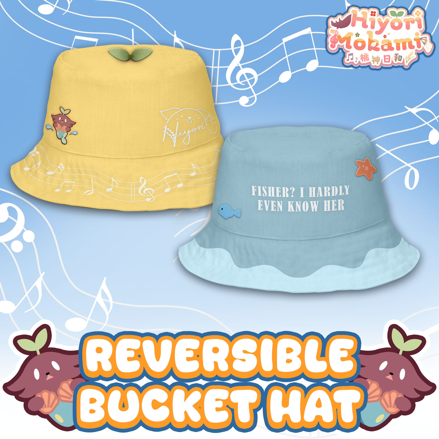 Hiyori Mokami : Reversible Bucket Hat
