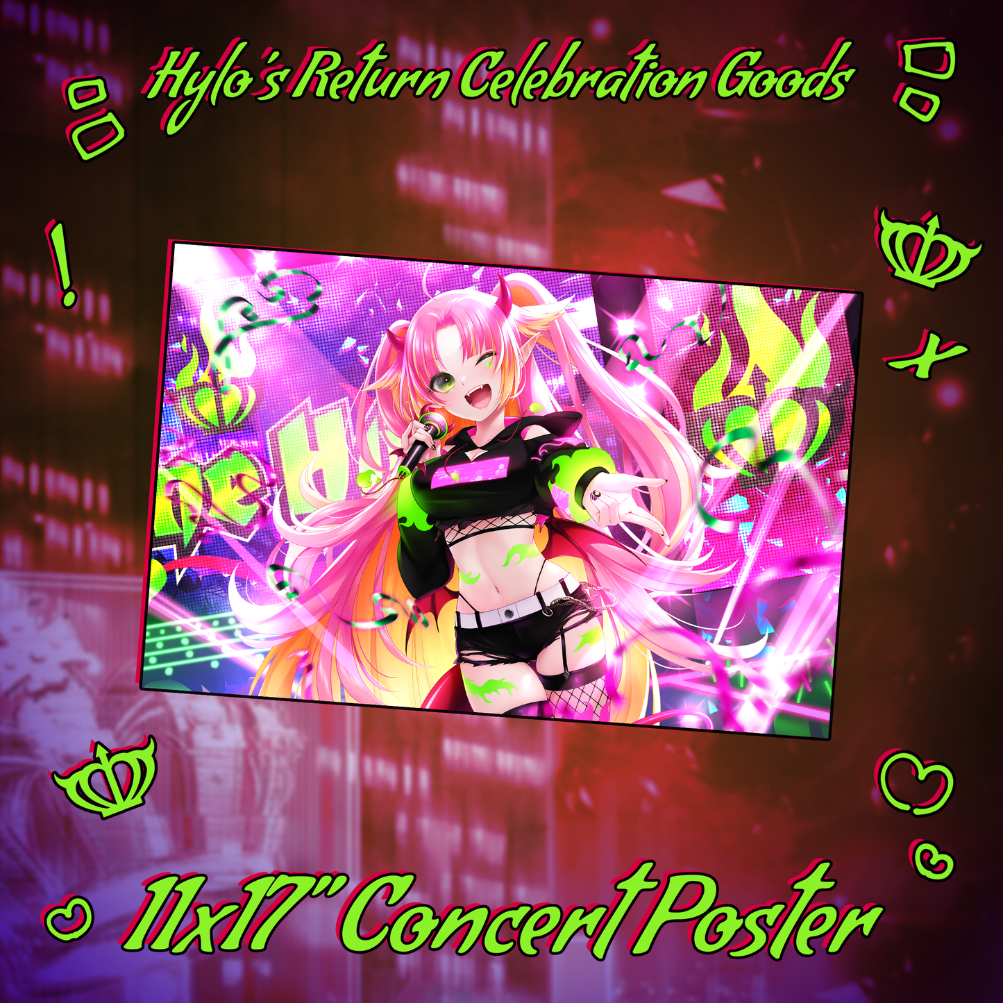 Hylo : Concert 11x17 Matte Poster Print