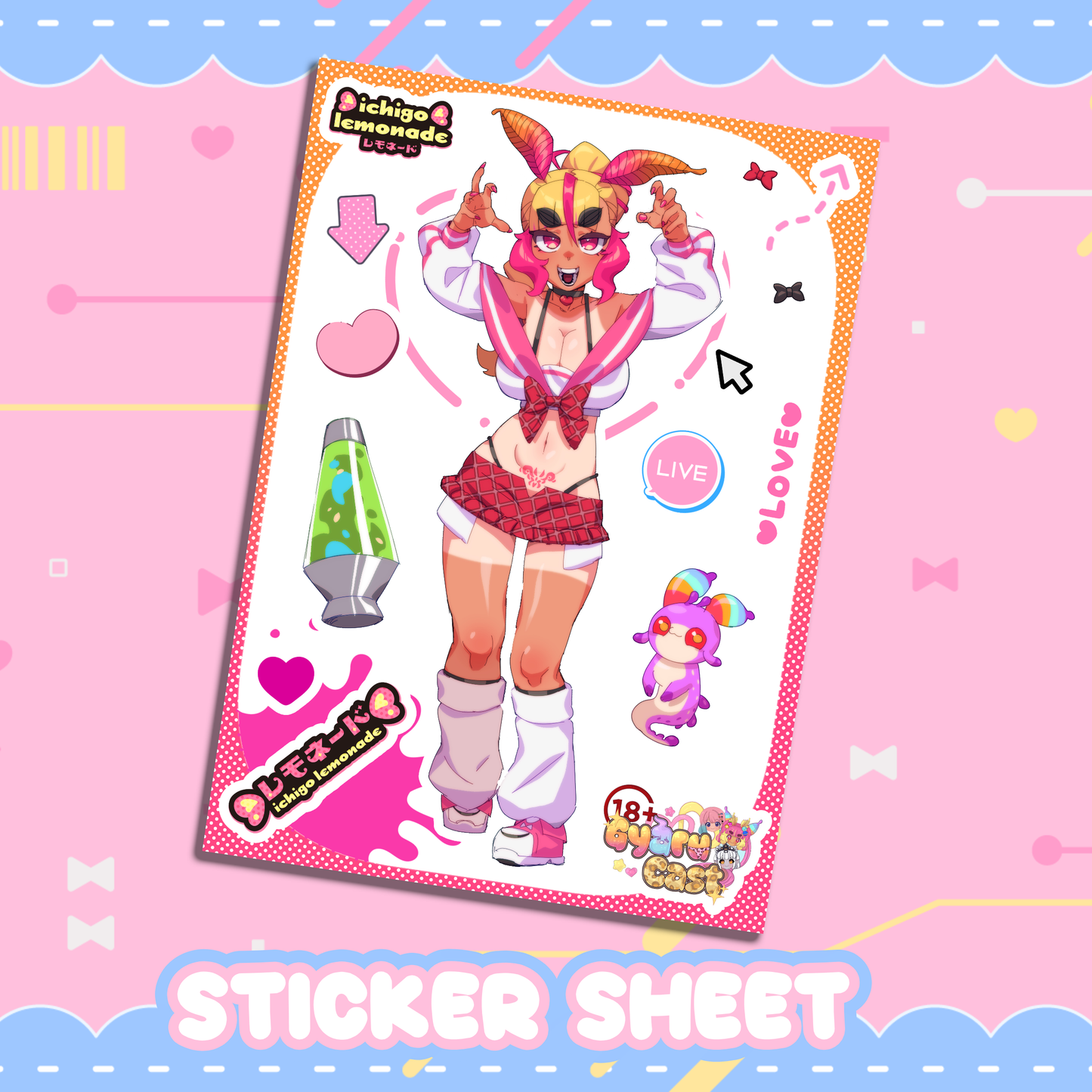 Ichigo : GyaruCast Sticker Sheet