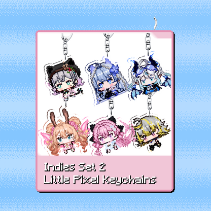Indies : Little Pixel Keychains Set 2