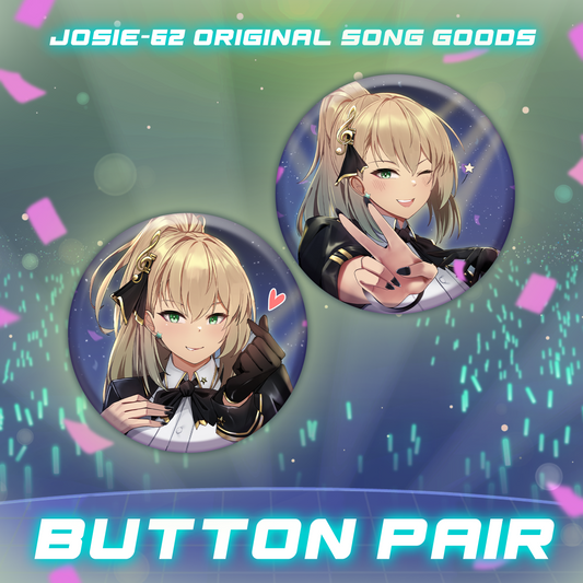 Josie Tatsumi : Button Pair [Pre-Order]